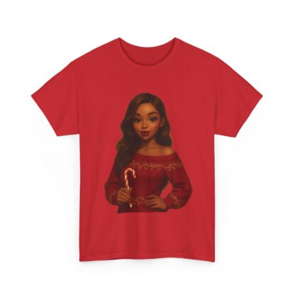 Candy Cane Queen : Holly Marquise Tee - Image 15