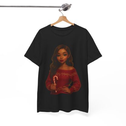 Candy Cane Queen : Holly Marquise Tee - Image 10