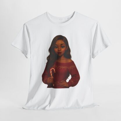 Candy Cane Queen : Holly Marquise Tee - Image 2